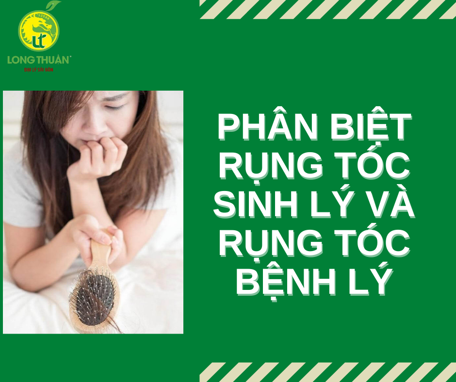 PHÂN BIỆT RỤNG TÓC SINH LÝ VÀ RỤNG TÓC BỆNH LÝ