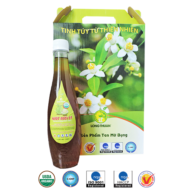 Nước bưởi ép chai