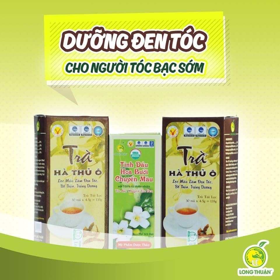 BỘ  TÓC BẠC CHUYỄN SANG TÓC ĐEN