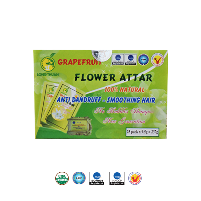 Dầu gội tinh dầu hoa bưởi không bọt dạng túi