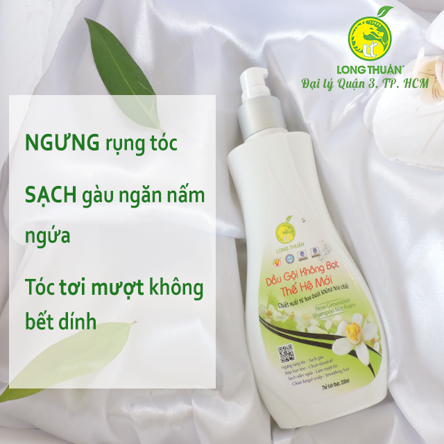 Dầu gội tinh dầu hoa bưởi không bọt
