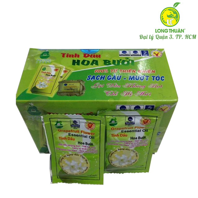Dầu gội tinh dầu hoa bưởi không bọt dạng túi