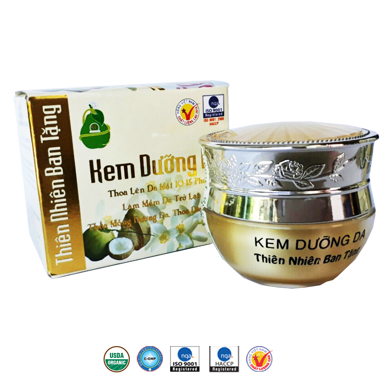 Kem dưỡng trắng da hồng tự nhiên