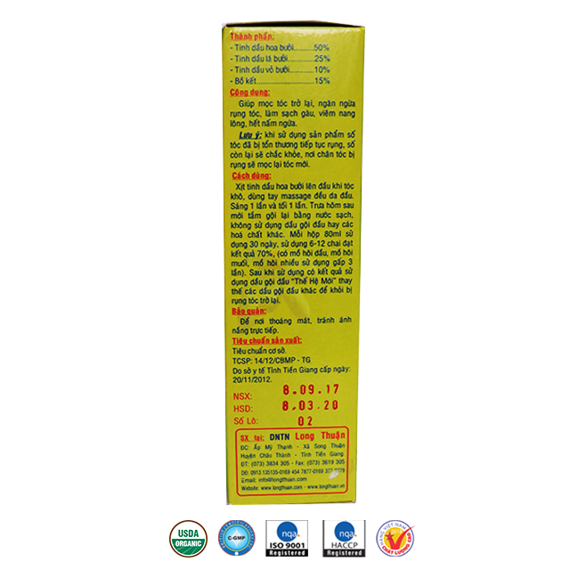 Tinh dầu hoa bưởi mọc tóc loại 2